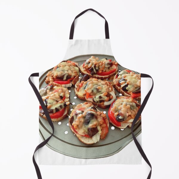 Item preview, Mini Toast Pizza with Baked Beans Food Photography designed and sold by Bambledriel.