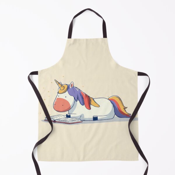 Item preview, Playful unicorn reading a book designed and sold by anytka.