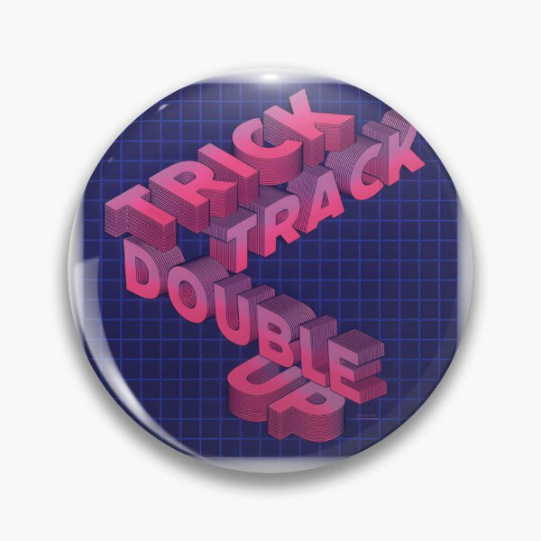 Item preview, Roller Coaster Trick Track Double Up Design in Pink and Purple Colors designed and sold by ModernMagicks.