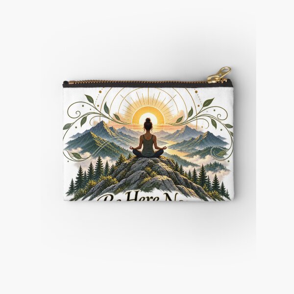 Item preview, Be Here Now – Mountain Meditation Design designed and sold by A Light Worker.