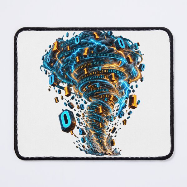 Item preview, Binary Storm – Digital Data Tornado designed and sold by Kicor.