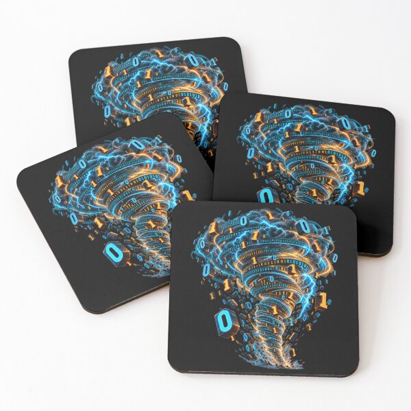 Item preview, Binary Storm – Digital Data Tornado designed and sold by Kicor.