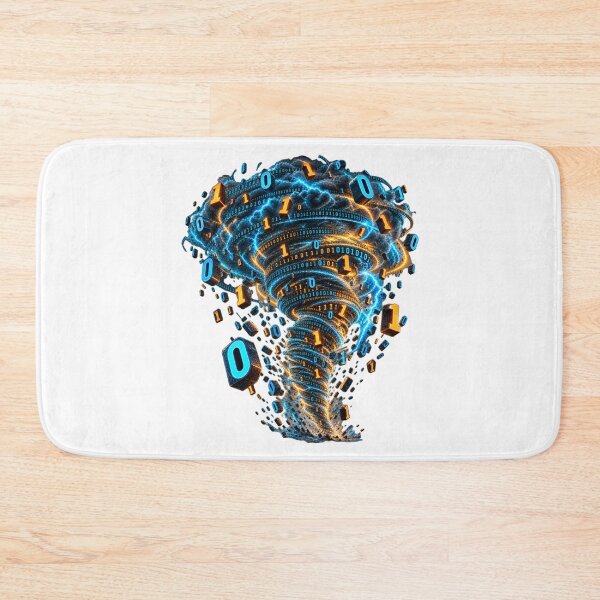 Item preview, Binary Storm – Digital Data Tornado designed and sold by Kicor.
