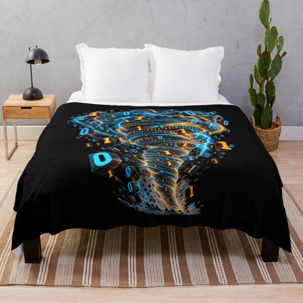 Item preview, Binary Storm – Digital Data Tornado designed and sold by Kicor.