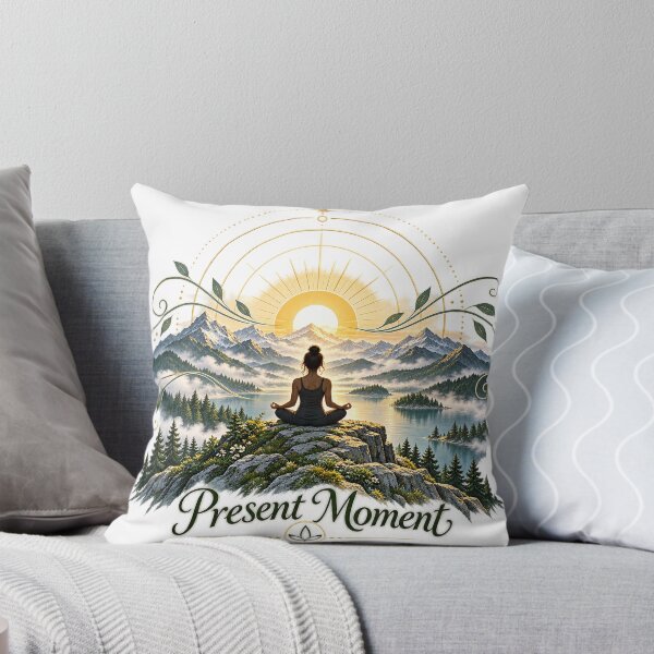 Item preview, present Moment – Alpine Meditation Scene designed and sold by A Light Worker.