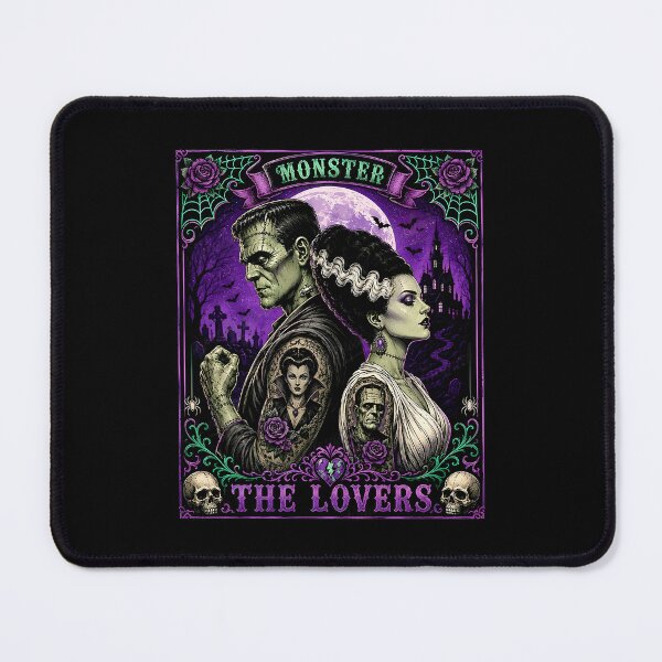 Item preview, Monster Lovers Gothic Romance Halloween Classic Horror Couple designed and sold by thefirstbroo.