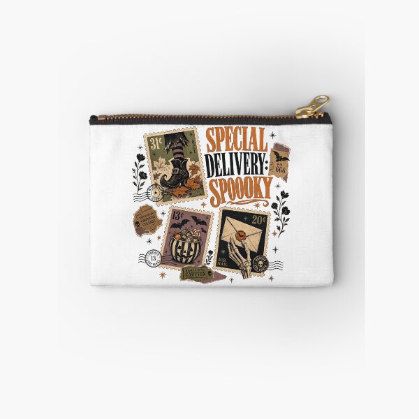 Item preview, Special Delivery Spooky - Retro Halloween Postal Shirt designed and sold by JoyfullyOffbeat.