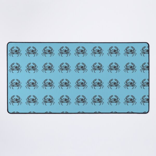Item preview, Floral Crab – Black and White Botanical Ocean Animal Art designed and sold by Mousy17.