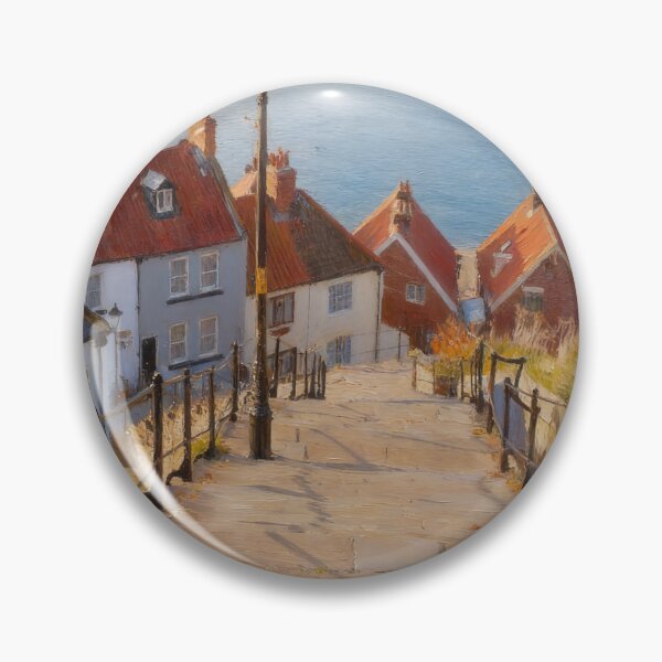 Item preview, Whitby North Yorkshire - Autumn Harbour Print - Yorkshire Coastal Wall Art - A3 A4 A5 designed and sold by QuietCanvasArtworks.