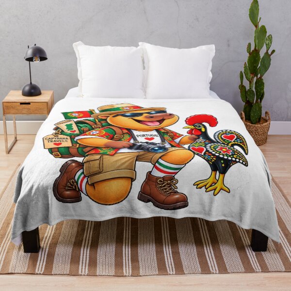 Item preview, Cute Portugal Capybara with Barcelos Rooster designed and sold by CapybaraTravels.