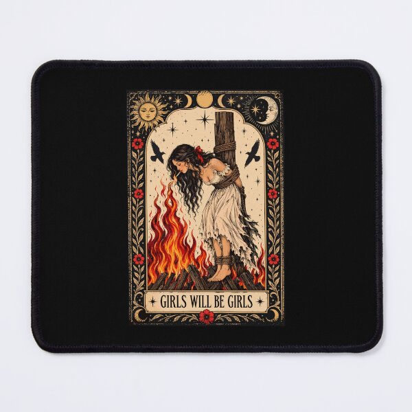 Item preview, Girls Will Be Girls Witchcraft Feminist Occult designed and sold by thefirstbroo.