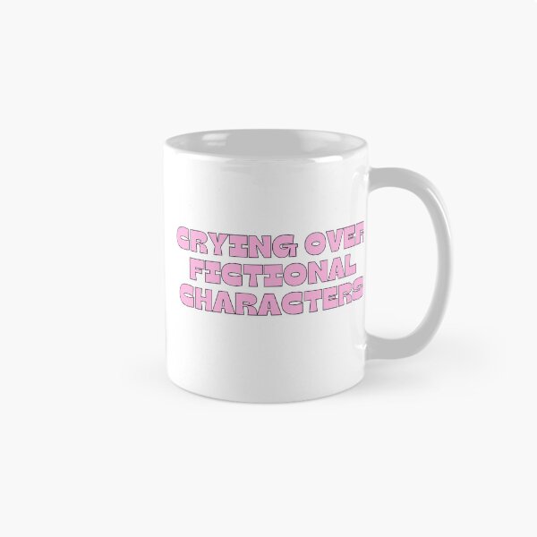 Item preview, Crying Over a Fictional Character | Funny Book Lover Quote designed and sold by Hiross.