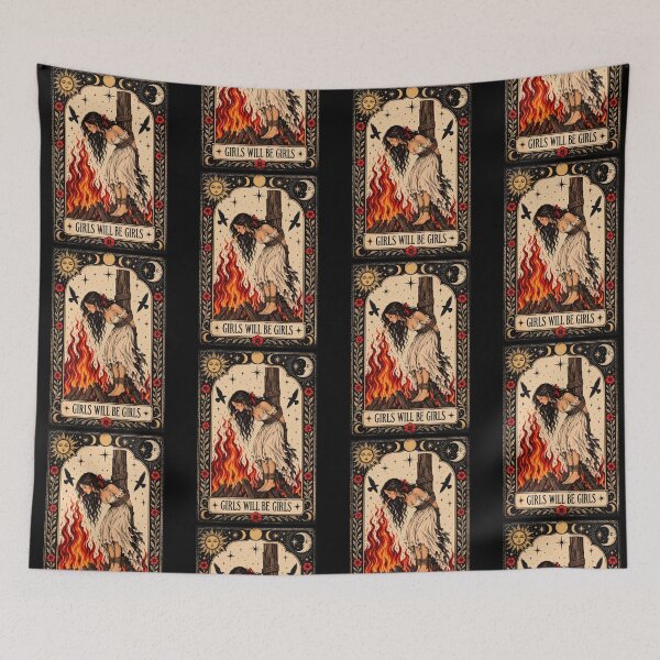 Item preview, Girls Will Be Girls Witchcraft Feminist Occult designed and sold by thefirstbroo.