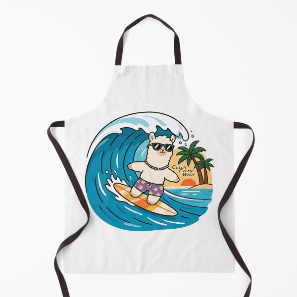Item preview, Cute Alpaca Surfer – Catch Every Wave Surfing Gift designed and sold by Isliath.
