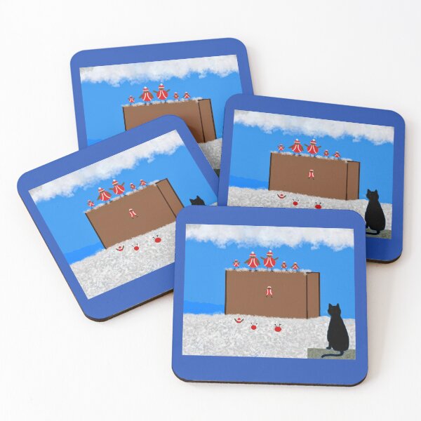 Item preview, Robins playing in the snow designed and sold by Elaine M Hayward .