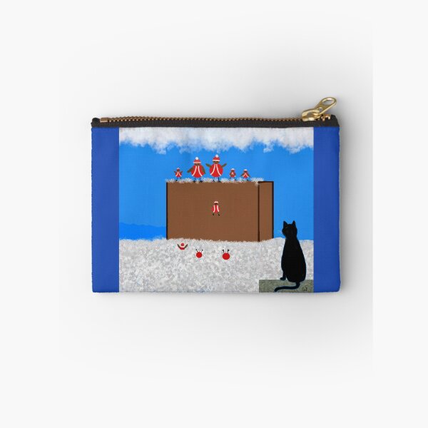 Item preview, Robins playing in the snow designed and sold by Elaine M Hayward .
