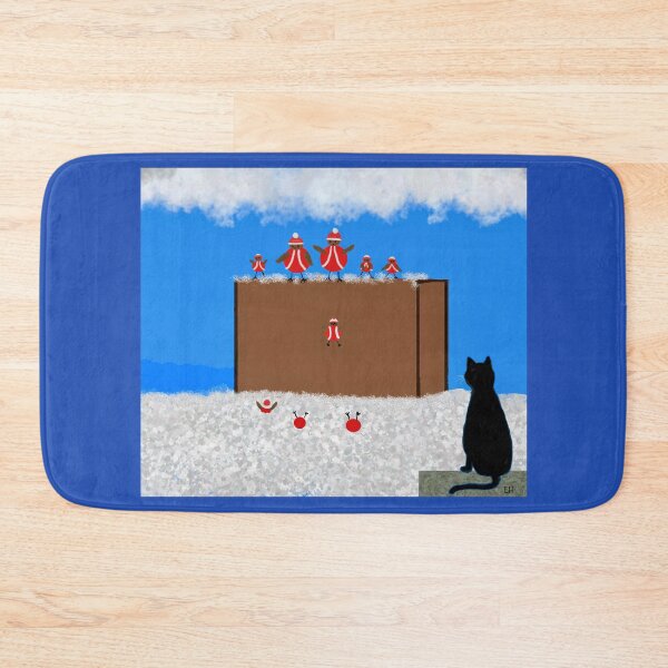 Item preview, Robins playing in the snow designed and sold by Elaine M Hayward .