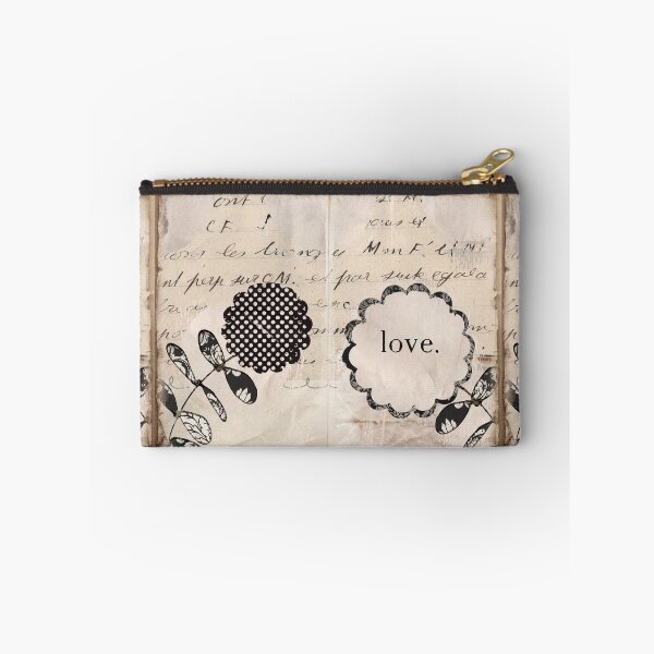 Item preview, Black and Tan Layered Collage Junk Journal Page designed and sold by PapercutandSuch.