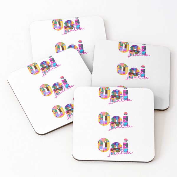 Item preview, Opi, Aquila, Italia, diseño tipográfico colorido para viajeros designed and sold by Wanderful-roads.