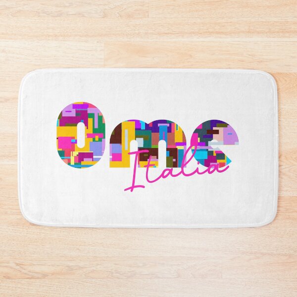 Item preview, Ome, Brescia, Italia, colorful typography design for travellers designed and sold by Wanderful-roads.