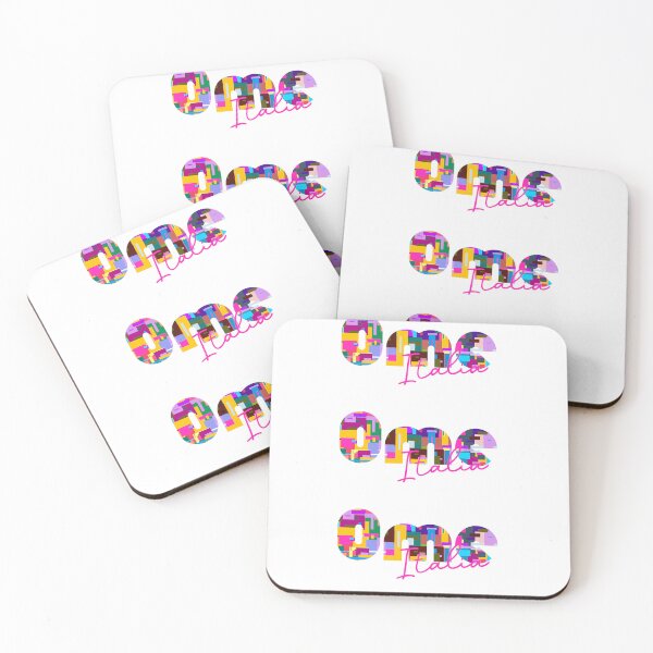 Item preview, Ome, Brescia, Italia, colorful typography design for travellers designed and sold by Wanderful-roads.