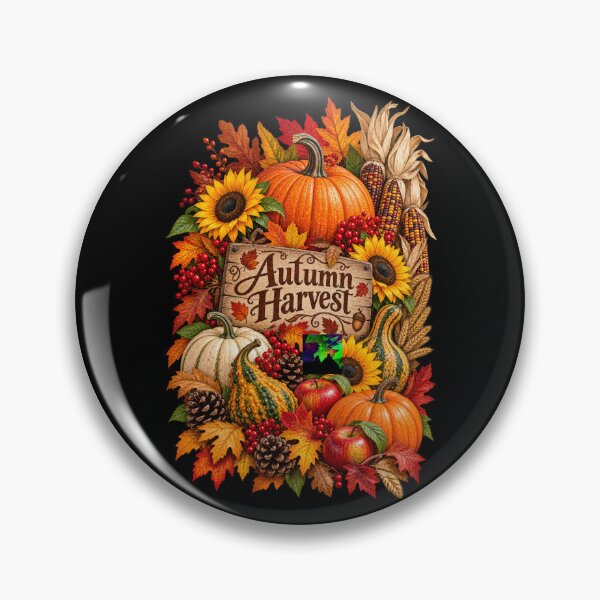Item preview, Autumn Harvest-Pumpkin Sunflower Corn Fall Foliage designed and sold by RockitBaby.