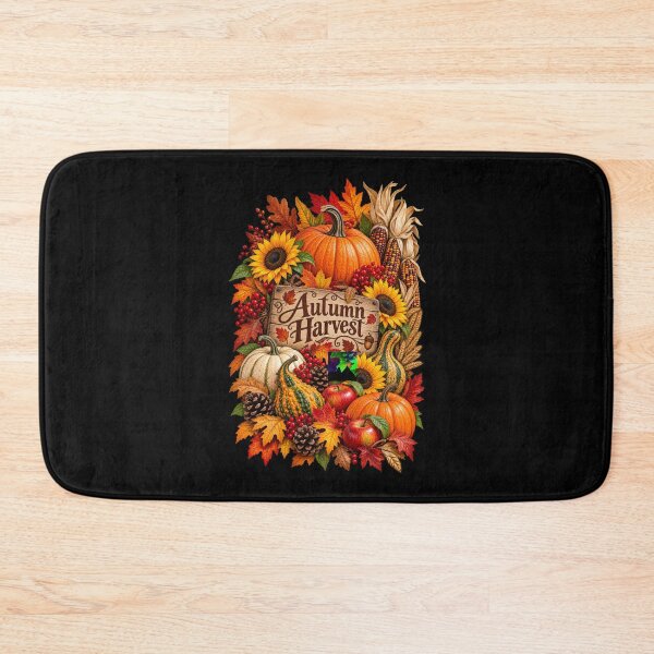 Item preview, Autumn Harvest-Pumpkin Sunflower Corn Fall Foliage designed and sold by RockitBaby.