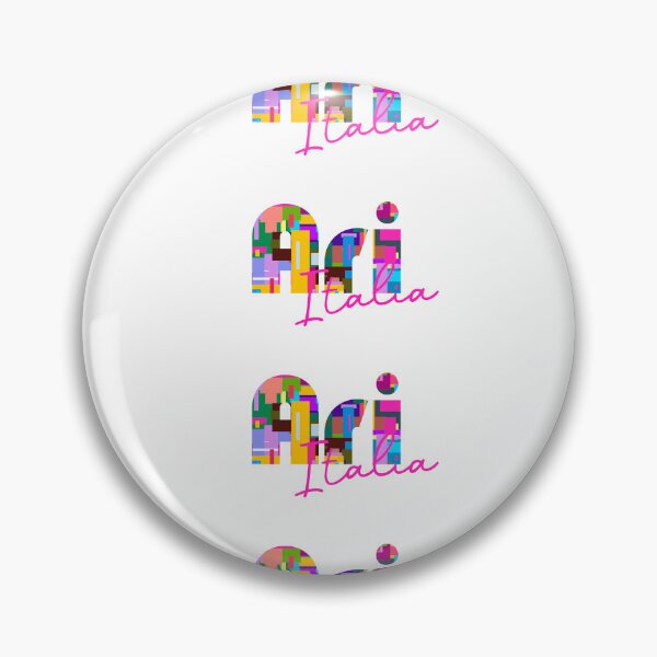 Item preview, Ari, Chieti, Italia, colorful typography design for travellers designed and sold by Wanderful-roads.