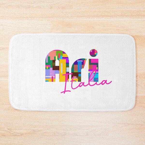 Item preview, Ari, Chieti, Italia, colorful typography design for travellers designed and sold by Wanderful-roads.