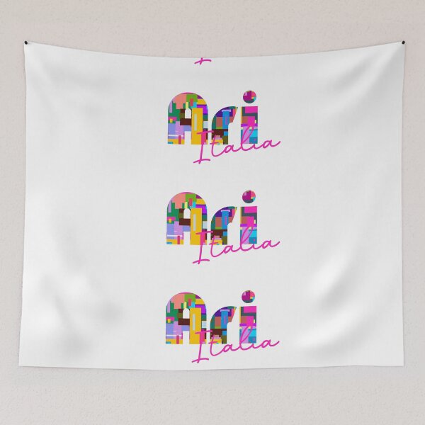 Item preview, Ari, Chieti, Italia, colorful typography design for travellers designed and sold by Wanderful-roads.