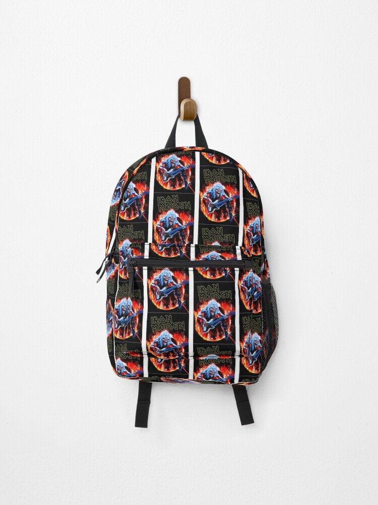 Thumbnail 1 of 3, Backpack, Abstract Geometric Pattern with Dynamic Shapes and Lines designed and sold by Rafailustra.