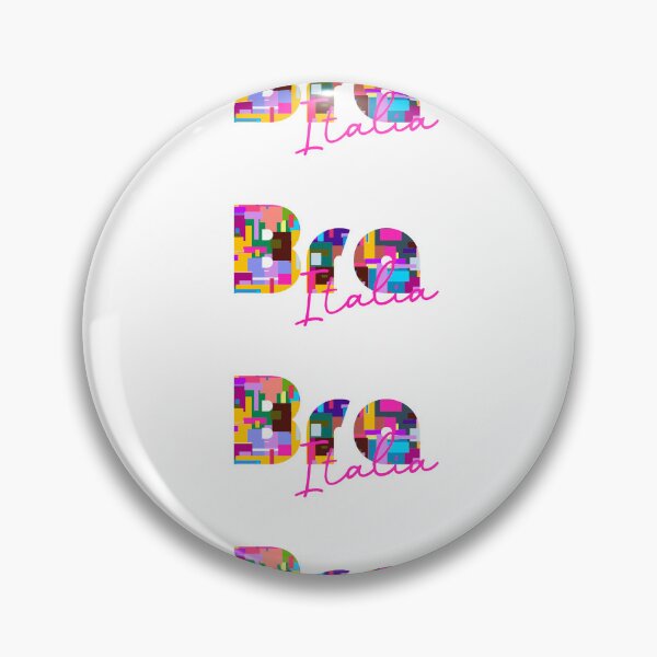 Item preview, Bra, Cuneo, Italia, colorful typography design for travellers designed and sold by Wanderful-roads.