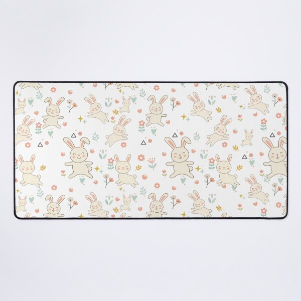 Item preview, Cute Bunny Seamless Pattern Vector Floral Background designed and sold by prapapon.