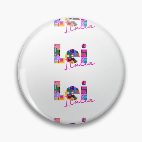 Item preview, Lei, Nuoro, Italia, colorful typography design for travellers designed and sold by Wanderful-roads.
