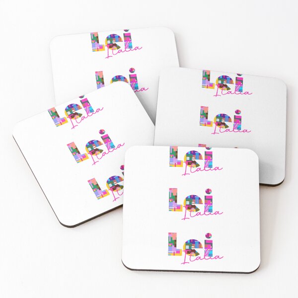 Item preview, Lei, Nuoro, Italia, colorful typography design for travellers designed and sold by Wanderful-roads.