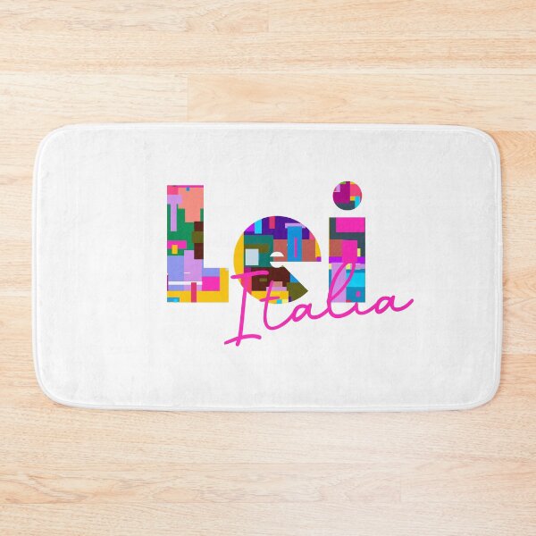Item preview, Lei, Nuoro, Italia, colorful typography design for travellers designed and sold by Wanderful-roads.