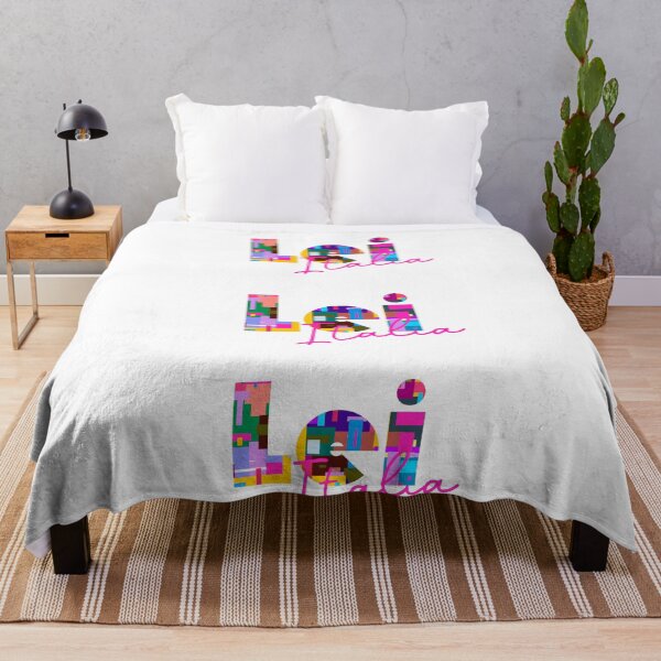 Item preview, Lei, Nuoro, Italia, colorful typography design for travellers designed and sold by Wanderful-roads.