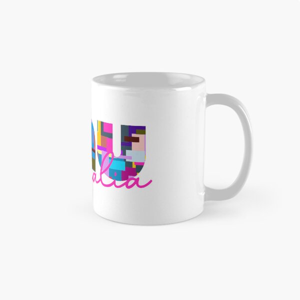 Item preview, Pau, Oristano, Italia, colorful typography design for travellers designed and sold by Wanderful-roads.