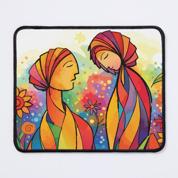 Item preview, Stained Glass Women - Colorful Boho Art designed and sold by photossmirnov.