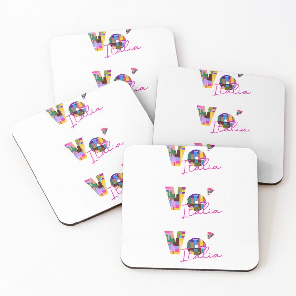 Item preview, Vo', Padova, Italia, colorful typography design for travellers designed and sold by Wanderful-roads.