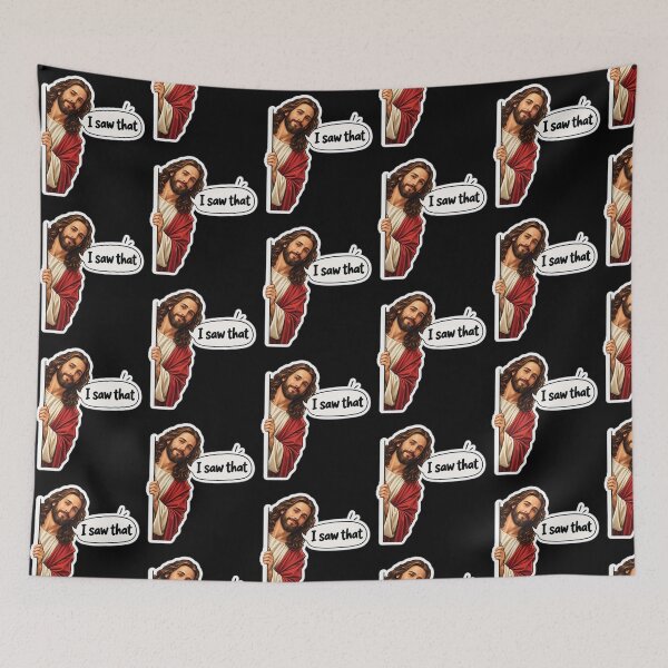 Item preview, Jesus I saw that meme designed and sold by Uk-Collections.