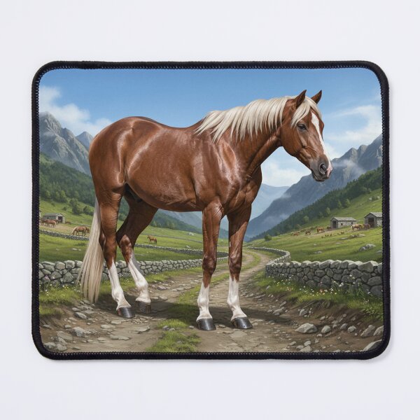 Item preview, The Aenos Horse and a landscape of Greece designed and sold by Cheval-de-coeur.