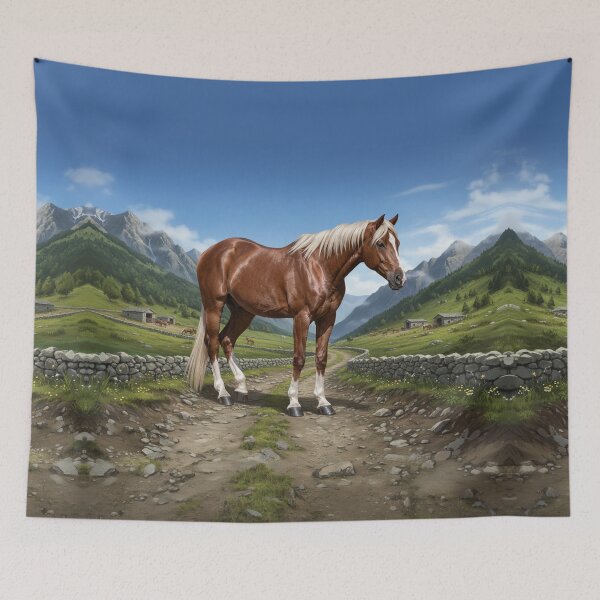 Item preview, The Aenos Horse and a landscape of Greece designed and sold by Cheval-de-coeur.