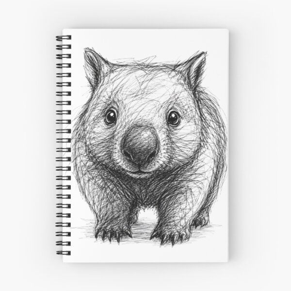 Item preview, Friendly Wombat SKETCH designed and sold by BRETT'S ART STUDIO.