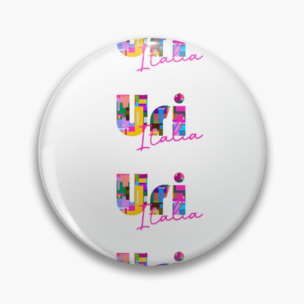 Item preview, Uri, Sassari, Italia, colorful typography design for travellers designed and sold by Wanderful-roads.