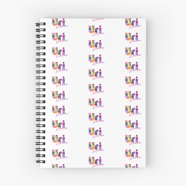 Item preview, Uri, Sassari, Italia, colorful typography design for travellers designed and sold by Wanderful-roads.