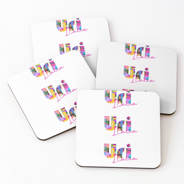 Item preview, Uri, Sassari, Italia, colorful typography design for travellers designed and sold by Wanderful-roads.