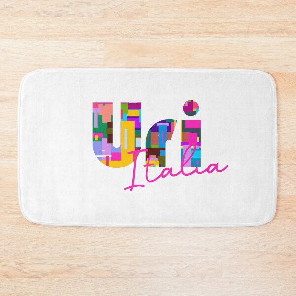Item preview, Uri, Sassari, Italia, colorful typography design for travellers designed and sold by Wanderful-roads.