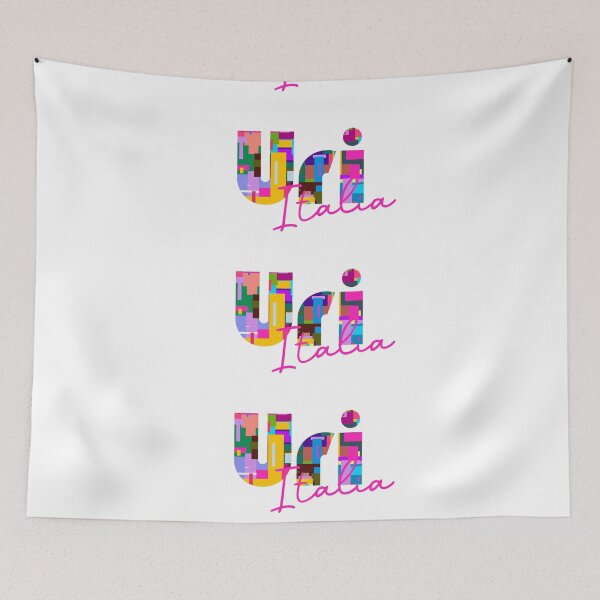 Item preview, Uri, Sassari, Italia, colorful typography design for travellers designed and sold by Wanderful-roads.