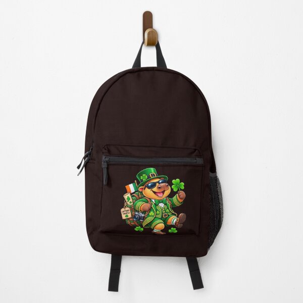 Item preview, Cute Irish Capybara with Lucky Shamrock designed and sold by CapybaraTravels.
